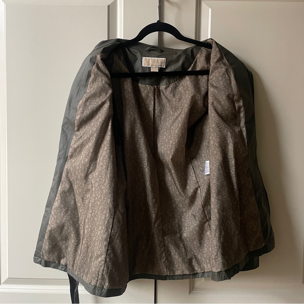 Michael Kors Olive Green Military Belstaff Style Jacket - size M - Picture 13 of 16
